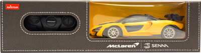 Makina me telekomandë Rastar McLaren Senna, shkallë 1:24, e licencuar, portokalli
