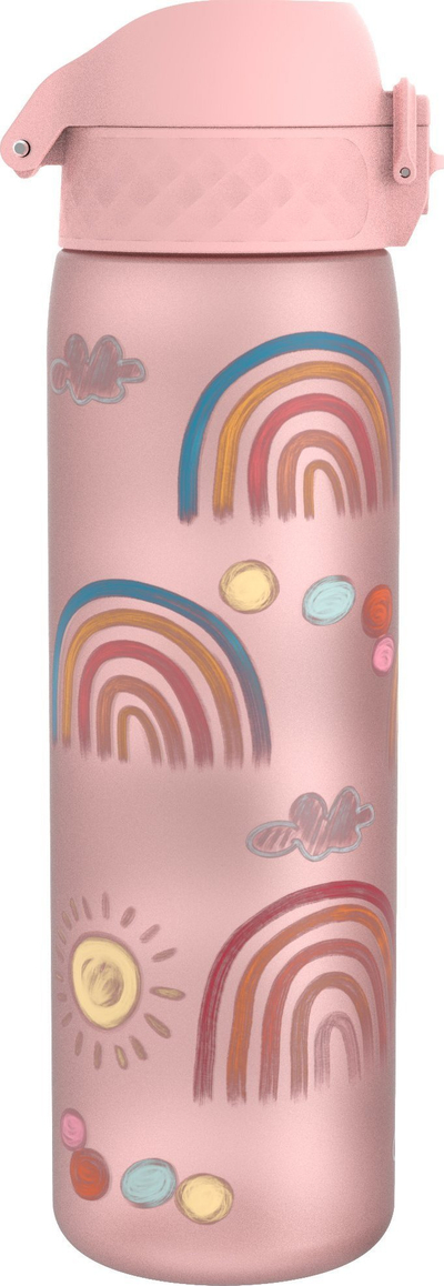 Shishe uji për kalamajt Ion8 Rainbow, 500 ml, pa rrjedhje, rozë