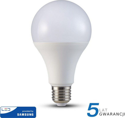 Poç elektrik V-Tac Samsung, LED, E27, 3000K, 18W, i bardhë