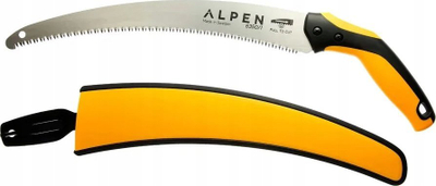 Sharrë dore kopshti Alpen Bernina 6350, 35 cm, me këllëf, portokalli e zezë