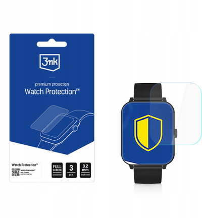 Folie mbrojtëse 3mk Watch Protection ARC për Niceboy Watch Lite 4, 0.2 mm, transparente
