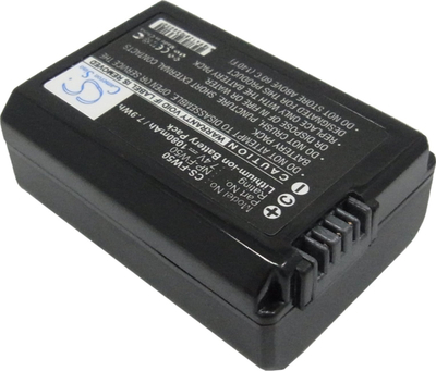 Bateri për kamerë Sony NP FW50, 7.4V, 1080mAh, e zezë