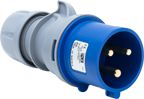 Wtyczka przenosna Turbo Shark 32A 2P+Z 230V IP44 niebieska (023-6TT)
