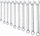 Set çelësash DeWalt Open End Box, 10 copë, 10-19mm, metal
