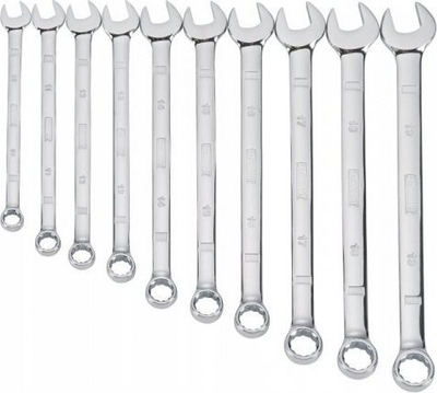 Set çelësash DeWalt Open End Box, 10 copë, 10-19mm, metal