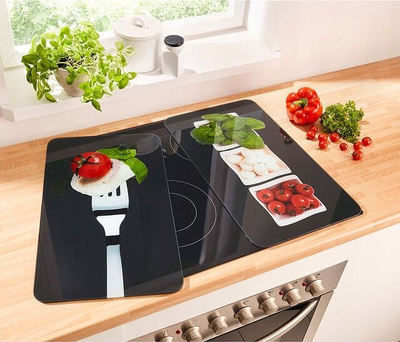 Mbulesa për sobë Caprese, set 2 pjesë, qelq-keramike, shumëngjyrëshe