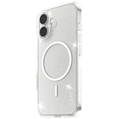 Maskë telefoni PanzerGlass CARE Flagship Urban Explorer Star Lit, MagSafe, transparente, e bardhë, për iPhone 17