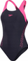Kostum noti Speedo Hyperboom Racerback, për goca, EnduraFlex, blu navy me rozë