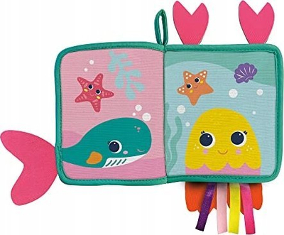 Libër banjoje për kalamaj SES Creative 13057 Animals, neopren, me bishta, shumëngjyrësh