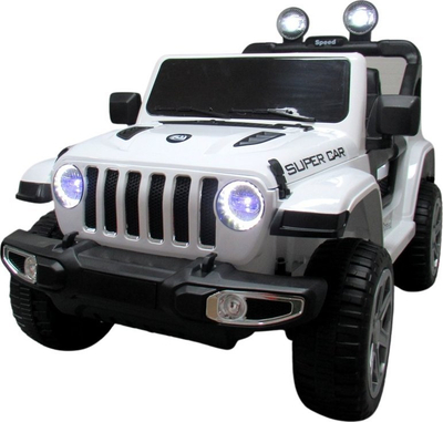 Makina me bateri Lean Cars FT-938 4x4, 12V, me telekomandë, e bardhë