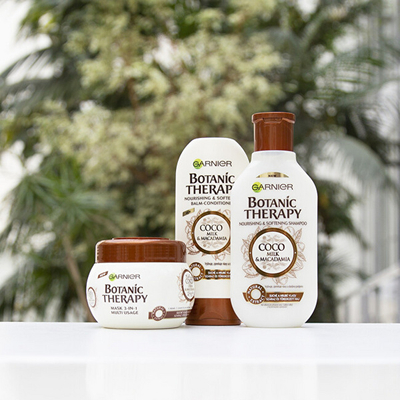 Maskë për flokë të thatë dhe të ashpër Garnier Botanic Therapy, 300 ml