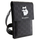 Çantë telefoni Karl Lagerfeld Saffiano Monogram Choupette, me rrip, e zezë