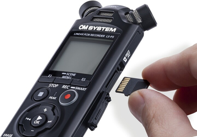 Diktafon Olympus LS-P5, i zi