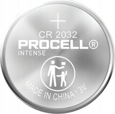 Bateri litium Duracell Procell CR2032 Intense, 3V, paketë 5 copë