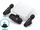Set mikrofoni lavalier pa tela CONNECT IT, USB C, 2 copë me marrës, i zi
