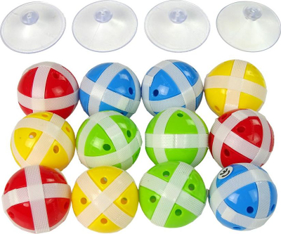 Set lojë shenjë LeanToys Dart Games, target 36 cm, toptha Velcro, shumëngjyrëshe