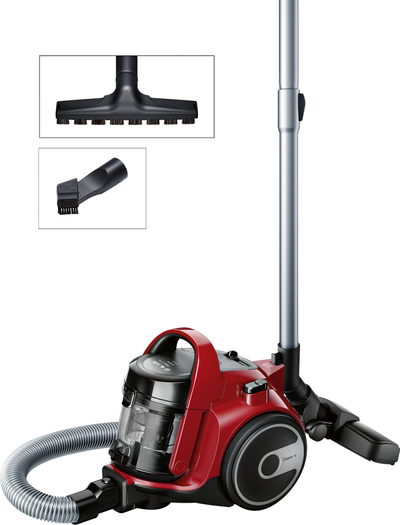 Fshesë vertikale Bosch BGC05AAA2, 700 W, 78 dB, e kuqe