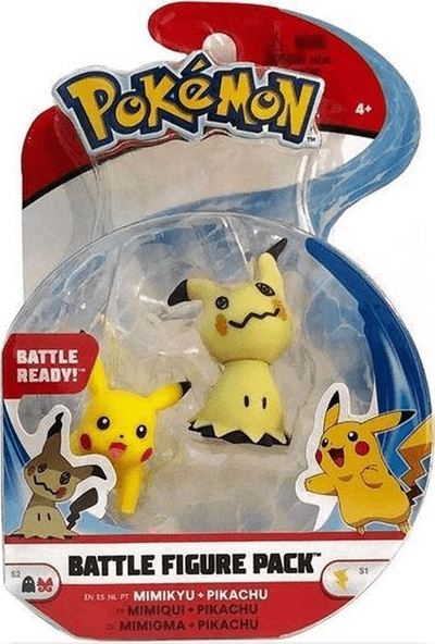 Figurina lodër Pokémon Battle Figure Pack, set me figura për koleksion, personazhe të përziera, shumëngjyrëshe