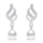Set Qafore + Vathë për femra Brilio Silver