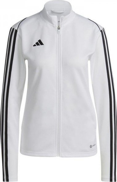 Xhaketë sportive për goca Adidas Tiro 23 League, AEROREADY, slim fit, e bardhë
