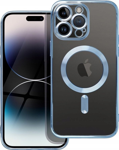 Kapak telefoni OEM Electro Case për iPhone 15 Pro, me MagSafe, blu
