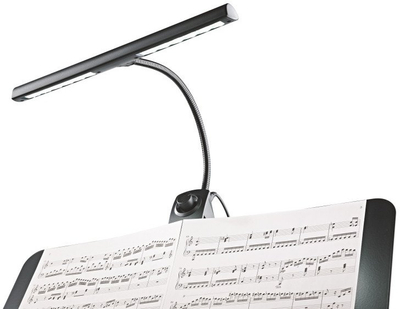 Dritë për pult muzike Konig &amp; Meyer 12295, 12 LED, me dimmer, e zezë