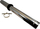 Kalues çatie Onnline DN60/100, çelik inox, 1 m, argjendtë