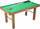 Tavolinë bilardo Enero, 164 x 84 x 74 cm, MDF dru, jeshile
