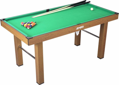 Tavolinë bilardo Enero, 164 x 84 x 74 cm, MDF dru, jeshile