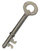 Çelës dere Abloy Lock Key 2014, metalik, argjendtë