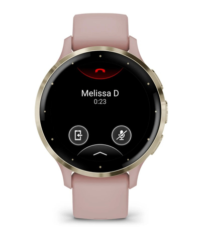 Ora inteligjente Garmin Venu 3S, ekran AMOLED, 10 ditë bateri, rozë