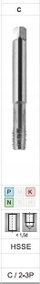 Çekan filetimi FANAR HSSE 800 NPT 3/4-14, DIN 374-C