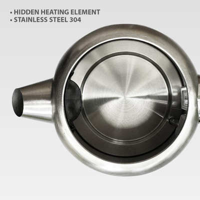 Cajnik elektrik Maestro MR-050, 1.7L, 2200W, inox argjendtë