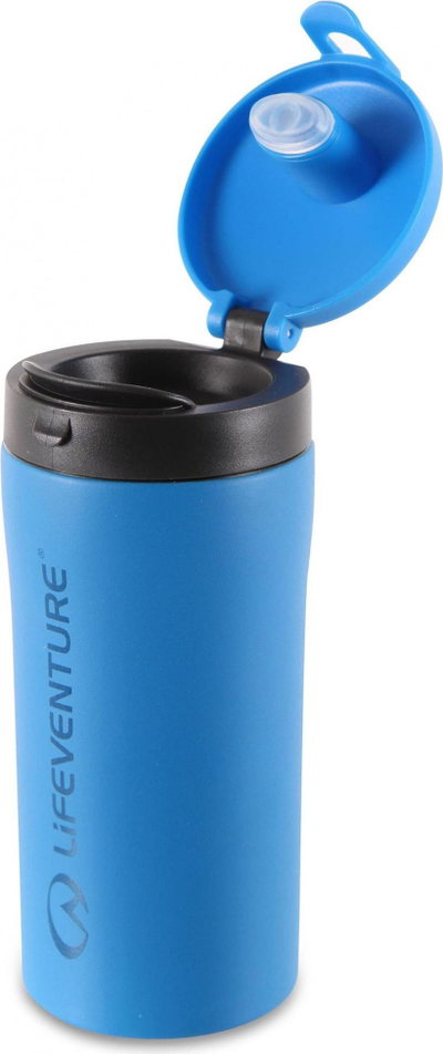Gotë termike Lifeventure Flip-Top, 300 ml, çelik inox, blu