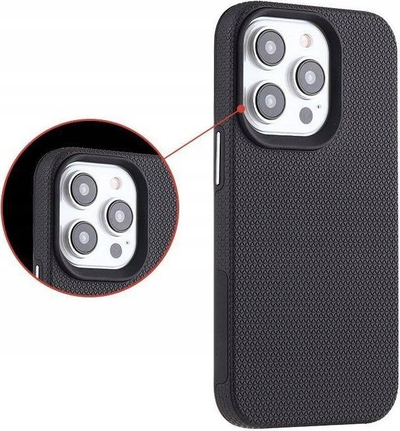 Futrollë MX Prestige për iPhone 13 Pro 6.1", mbrojtëse, antirrëshqitëse, e zezë