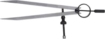 Kompas i drejtë Limit 24440703, 300mm, metal, argjendtë