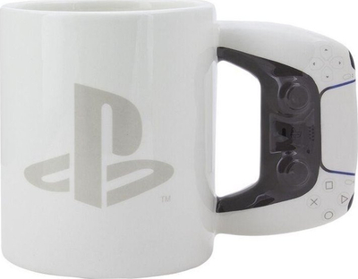 Filxhan qeramike Paladone 3D DualSense PS5, 480ml, i bardhë