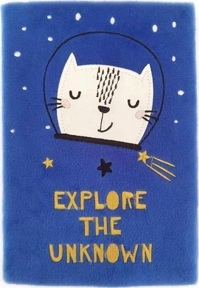 Fletore Easy Stationery Notes Plush Explore, A5, 80 fletë, blu