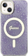 Mbrojtëse telefoni Guess 4G MagSafe për iPhone 14 Plus, magnetike, vjollcë
