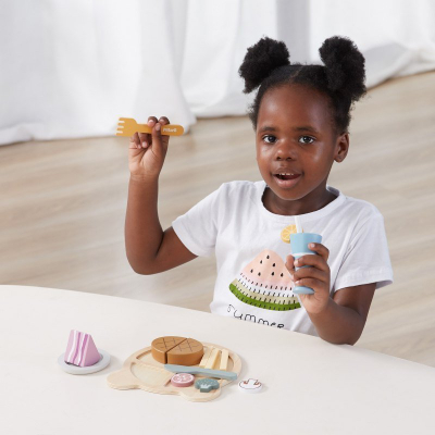 Set darke druri për prerje Viga Toys PolarB, lodër imituese, shumëngjyrësh