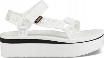 Sandale grash Teva Flatform Universal Mesh Print, platformë 4.5cm, Bright White