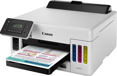 Printer multifunksional Canon Maxify GX5050, Inkjet A4, Wi‑Fi, i bardhë