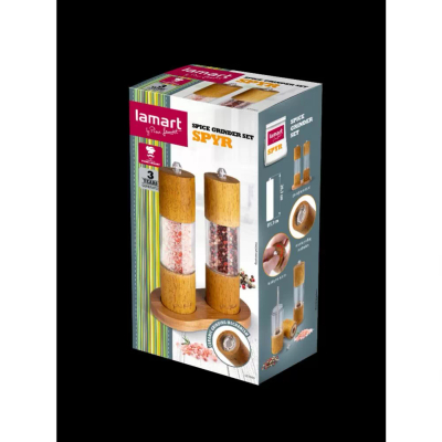 Set praktik për bluarje të kripës dhe piperit Lamart LT7099