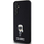 Kapak telefoni Karl Lagerfeld Liquid Silicone Iconic Karl, për Samsung Galaxy S23 FE, silikon, i zi