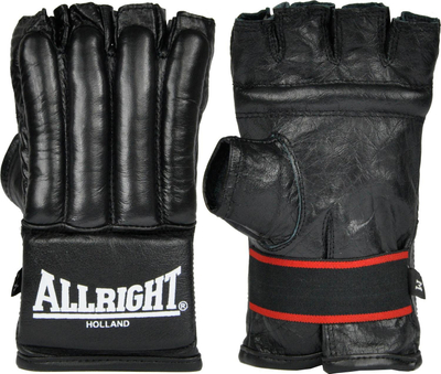 Doreza MMA Allright 3048, përmasa M, lëkurë natyrale, të zeza