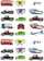 Ngjitëse letre Fandy Mini Vehicles, mjete transporti, shumëngjyrëshe