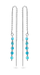 Vathë për femra AGAIN Jewelry AJKNS001, të argjendtë/ të kaltër