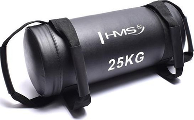 Çantë ushtrimesh HMS, 25 kg, e zezë