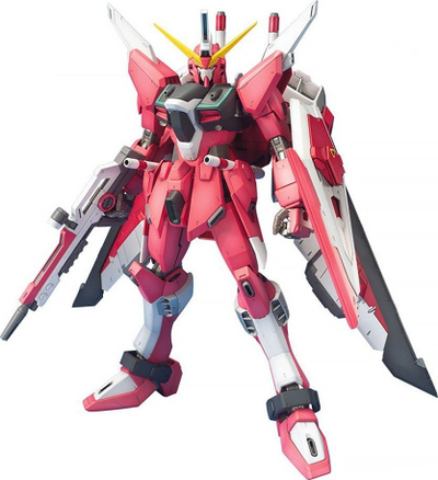 Пластичен модел за составување Bandai Gundam Seed Infinite Justice Gundam MG, размер 1:100