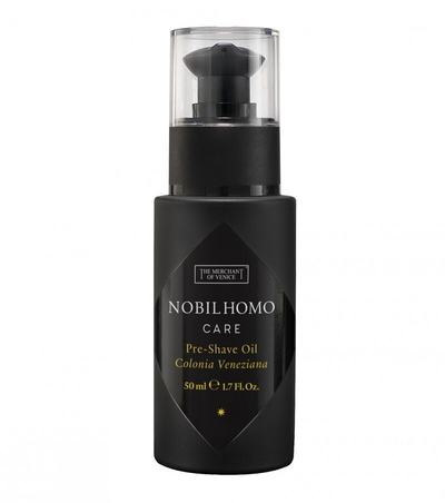 Vaj para rroje The Merchant of Venice Nobil Homo Care, hidratues, me vaj ulliri, 50ml